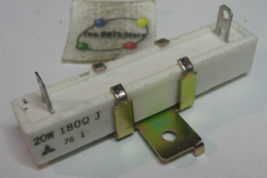 Panasonic 20 Watt 180 Ohm 180R 10% Ceramic Power Resistor w Bracket NOS ... - $5.69