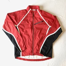 Cannondale Cycling Convertible Jacket Zip Vest Removable Sleeves Red Siz... - $29.69