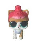 LOL Surprise Block Party Pet Kitten Figure Doll Pink Hair Kitty Cat Rare... - $13.33 CAD