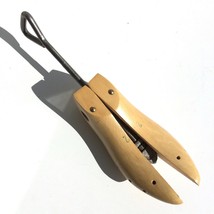  Vintage Wooden Shoe Tree Stretcher Adjustable HEAVY DUTY size &quot;2&quot; Yugos... - £9.58 GBP