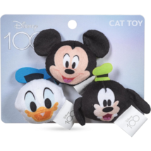 Disney for Pets Mickey Mouse, Donald Duck &amp; Goofy 3 Catnip Jingle Ball T... - £10.27 GBP