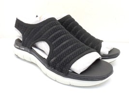Skechers Women&#39;s Flex Appeal 2.5 - Boldest Sling-Back Sandals Black Size 6M - $42.74
