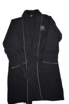 Harley Davidson Robe Mens L Black Fleece Belted Bath Motorcycle Biker HD - $37.59