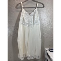 Camden Mills Adosi Vintage White Lace Slip Dress Lingerie USA Made Short... - $820.07 MXN