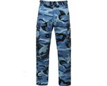 TRU-SPEC MILITARY BDU Woodland Blue SKY ICE URBAN Camouflage Pants ADULT... - $31.31