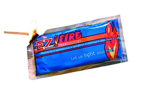 EZ FIRE FIRESTARTER for Fireplace, Campfire, or Grills. Safe, All Purpose, Effec