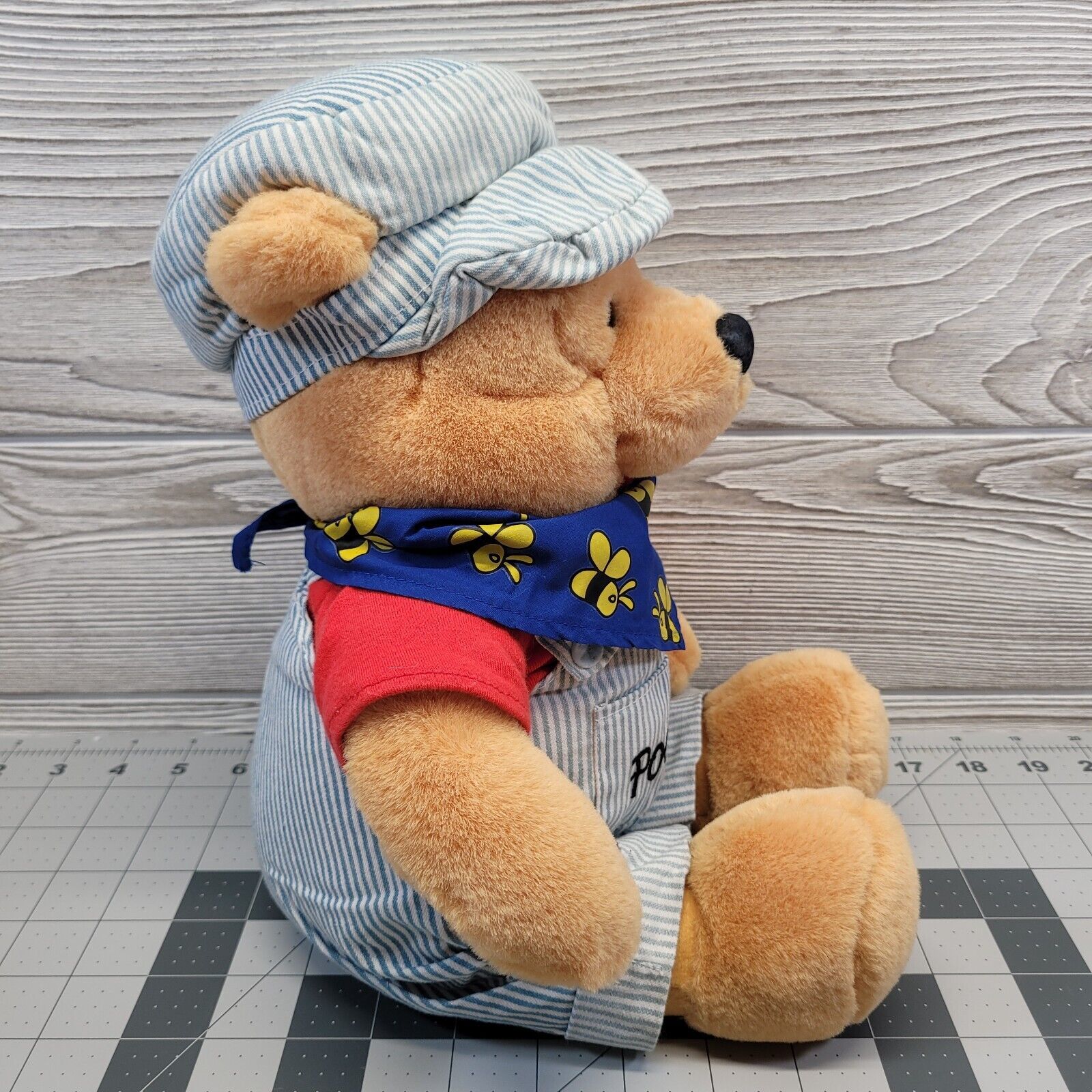 Walt Disney Choo Choo Winnie the Pooh Train Conductor Plush Stuffed ...