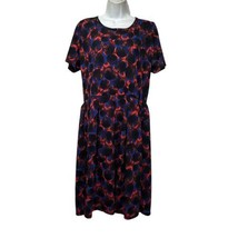 lularoe USA amelia geometric Circles Swirl pockets dress Size 2XL - $19.30