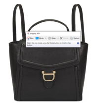 Nine West Women&#39;s Harper Mini Convertible Backpack - Black - £31.45 GBP