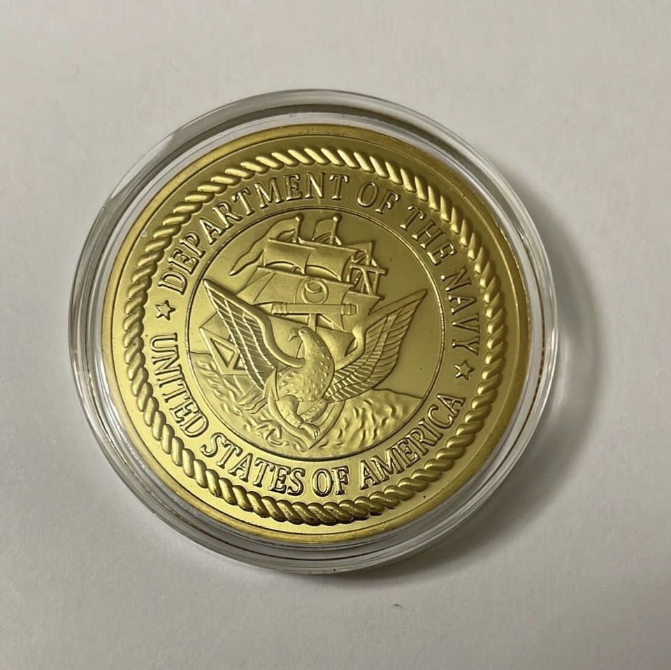 U S NAVAL CRIMINAL INVESTIGATIVE SERVICE Coin With Retirement Award Item image 10