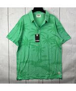LinkSoul Golf Tempus Fugit Hawaiian Large Casual Polo Shirt Green Men New - $55.83 CAD
