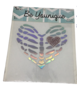 Iron On Appliqué Be Younique Heart Valentine 39999237 Bones Skeleton Red... - $11.51 CAD