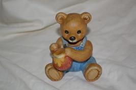 Homco Harvest Bear Boy Figurine 1425 Home Interiors &amp; Gifts - £5.53 GBP