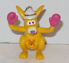 Aussie Land Boxing Kangaroo Yellow Bendable 3-inch Figure Cake Topper - £11.35 GBP