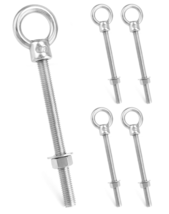 316 Stainless Steel Machinery Eye Bolt with Shoulder, 5 Pack 1/2&quot;X6&quot; - £26.66 GBP+