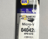 Napa Auto Parts 25 040420 Micro-v Serpentine Drive Belt NEW - £10.81 GBP