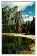 Three Brothers Yosemite National Park California CA Chrome Postcard V24 - £1.54 GBP