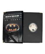Batman 50th Anniversary Joker One Silver Commemorative Proof Coin 1989 - $2,340.01 MXN