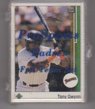 1989 San Diego Padres Upper Deck Sealed Team Set Tony Gwynn Sandy Alomar... - $6.26