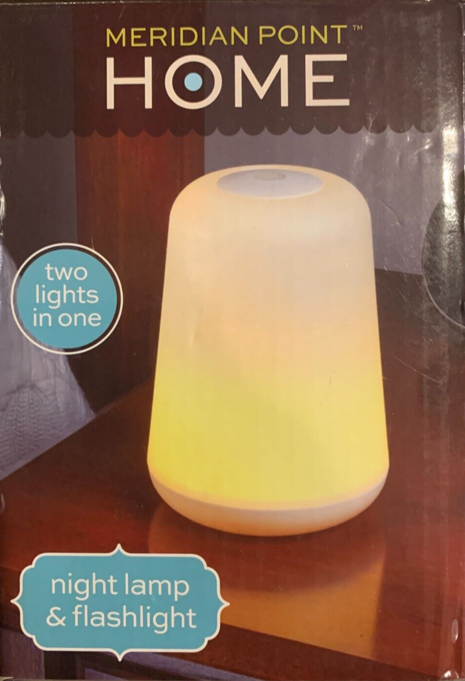 Bedside Lamp &amp; High Brightness Flashlight 2 in 1      NEW in box - $10.88