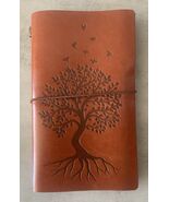 Leather Tree of Life Journal Notebook Handmade 7.75” x 4.75” Refillable New - $26.15 CAD