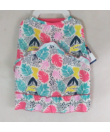 NWT Top Paw Colorful Leafy Floral Dog Dress Size Medium - $91.71 MXN