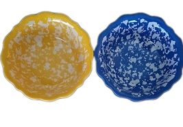 Two (2) Pioneer Woman ~ Melamine ~ 5.25" Dip ~ 11 Oz. Prep Bowls ~ Blue ... - $25.00