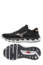 Mizuno men&#39;s wave horizon 6 running shoes - d/medium width in Black/Silver - $108.00