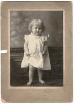 Cabinet Photo of Blond Baby Girl - So Cute, Turn of Century. Nashville, Tenn. - £5.71 GBP