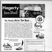1949 Print Ad Hagerty Sea Shell Auto-Top Boats Cohasset,MA - $9.95