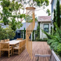 35&#39;&#39; Outdoor Wind Chimes Large 18 Tubes Deep Tone Chapel Bells for Garde... - $21.99