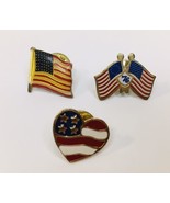 Vintage American Flag United States of America Lapel (Tack) Pin pc Estat... - £8.21 GBP