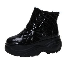 Women Boots Winter Warm Women&#39;s Boots Shoes New Fashion Hook And Loop Woman Boot - £39.61 GBP