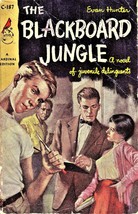 The Blackboard Jungle By Evan Hunter Paperback Book Vintage 1950&#39;s - £2.35 GBP