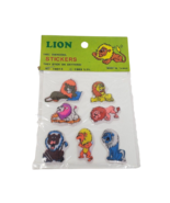 VINTAGE 1983 LAURIE IMPORT THREE 3 DIMENSIONAL PUFFY ANIMAL LION STICKER... - £29.57 GBP