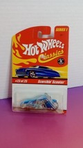 Hot Wheels Classics Series 1 #23 Scorchin&#39; Scooter blue 1:64 - $8.90
