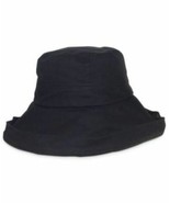MSRP $42 Nine West Washed Cotton Canvas Kettle Ha Black Size OSFA - $32.49 CAD