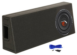 Rockville W12T4S2 12" 1400w Subwoofer in Behind Seat Ported Truck Enclosurer Box - £226.20 GBP