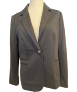 Jules &amp; Leopold Black Lined One Button Blazer 3/4 Sleeve, Women&#39;s M - $16.93 CAD
