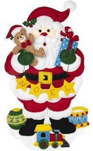 DIY Bucilla Noel Santa Toys Wall Hanging Christmas Eve Felt Craft Kit 86... - £35.93 GBP