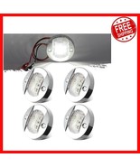 4 Pcs Compact 3 Inch LED Boat Lights – Durable  Waterproof Stern Navigation - $532.12 MXN