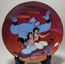 The Magic Carpet Ride Plate Aladdin Walt Disney Movie Genie Princess Jasmine #1 - £19.71 GBP