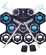 Electronic Drum Set For Adults, Gimigo Electronic Drum Pad With Multicol... - $103.92