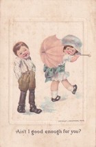 Ain&#39;t I Good Enough For You Baumann Children 1914 Freistatt MO Postcard D12 - £2.34 GBP