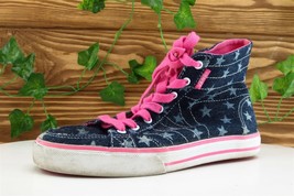 VANS Youth Girls Shoes Size 3 M Dark Blue Skateboarding Fabric - $21.56
