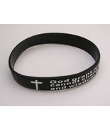 Serenity Prayer Silicone Wristband - £6.73 GBP