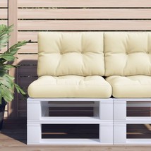 Pallet Cushion Cream 19.7&quot;x15.7&quot;x4.7&quot; Fabric - $1,378.03 MXN
