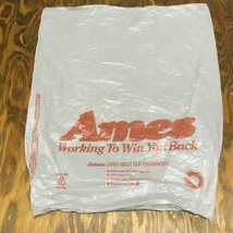 Vintage defunct Ames department store plastic store shopping bag movie prop - $368.13 MXN