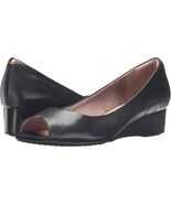Hush Puppies Bryce Admire Size US 7 M Women&#39;s Leather Open Toe Wedge Pum... - $87.87 CAD