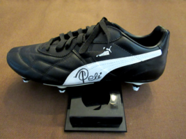 PELE BRAZIL COSMOS HOF SIGNED AUTO PUMA SOCCER CLEAT SHOE BOOT LETTER PH... - $1,484.99
